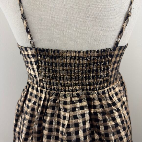 J.Crew Lurex black and gold Dress - Picture 7 of 12